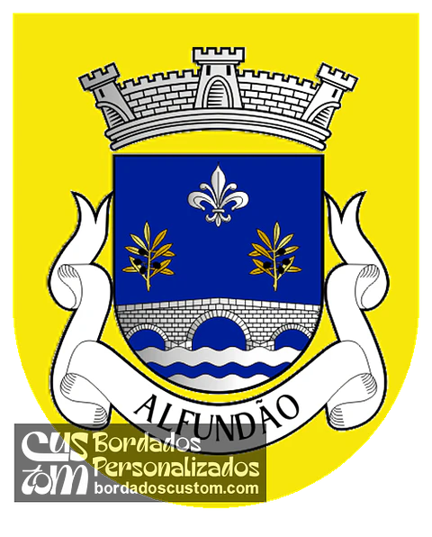 Emblema Bordado Antiga Freguesia de Alfundão (Ferreira do Alentejo, Beja)