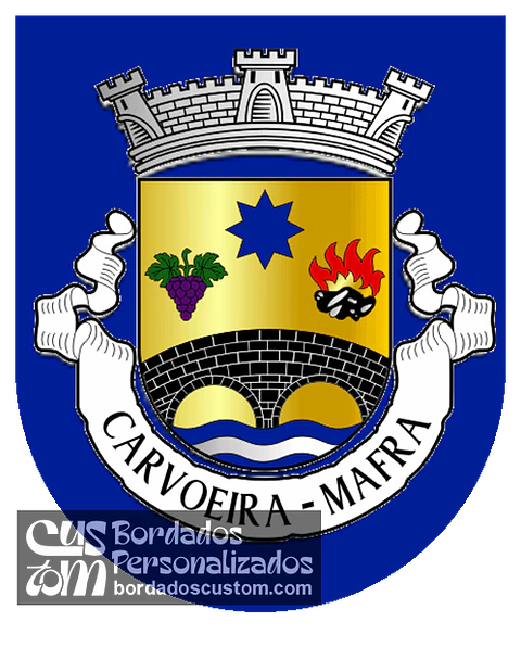 Emblema Bordado Freguesia de Carvoeira (Mafra, Lisboa)