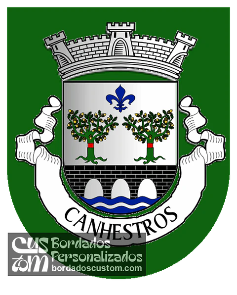 Emblema Bordado Antiga Freguesia de Canhestros (Ferreira do Alentejo, Beja)