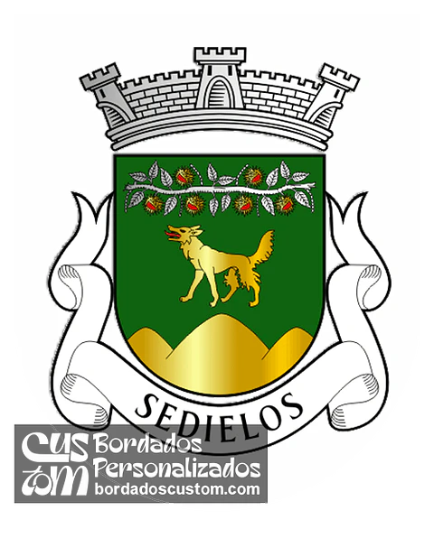 Emblema Bordado Freguesia de Sedielos (Peso da Régua, Vila Real)