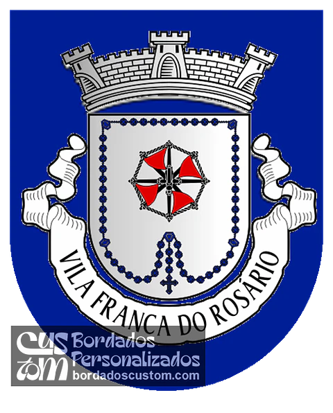 Emblema Bordado Antiga Freguesia de Vila Franca do Rosário (Mafra, Lisboa)