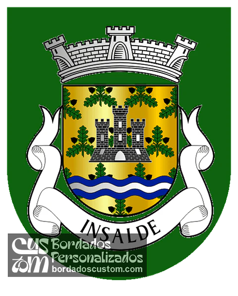 Emblema Bordado Antiga Freguesia de Insalde (Paredes de Coura, Viana do Castelo)