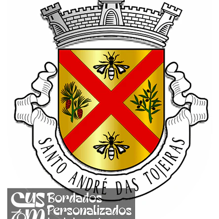 Emblema Bordado Freguesia de Santo André das Tojeiras (Castelo Branco, Castelo Branco) 1
