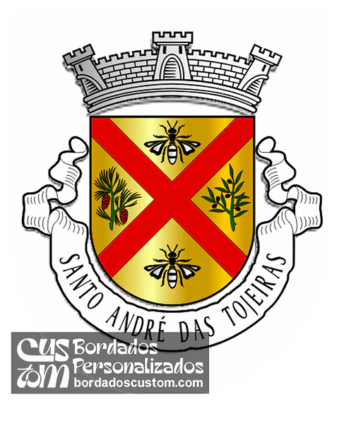 Emblema Bordado Freguesia de Santo André das Tojeiras (Castelo Branco, Castelo Branco)