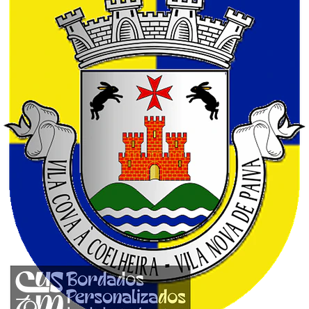 Emblema Bordado Freguesia de Vila Cova à Coelheira (Vila Nova de Paiva, Viseu) 1