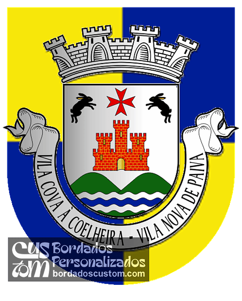 Emblema Bordado Freguesia de Vila Cova à Coelheira (Vila Nova de Paiva, Viseu)