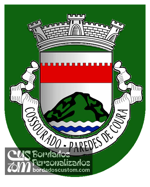 Emblema Bordado Antiga Freguesia de Cossourado (Paredes de Coura, Viana do Castelo)