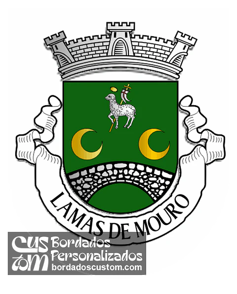 Emblema Bordado Antiga Freguesia de Lamas de Mouro (Melgaço, Viana do Castelo)