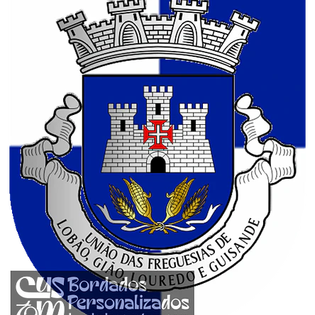 Emblema Bordado Freguesia de Lobão, Gião, Louredo e Guisande (Santa Maria da Feira, Aveiro) 1