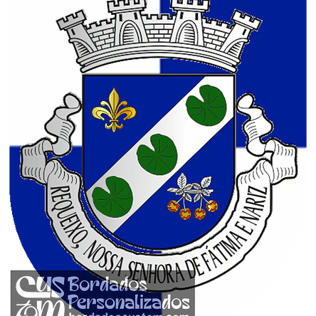 Emblema Bordado Freguesia de Requeixo, Nossa Senhora de Fátima e Nariz (Aveiro, Aveiro) 1