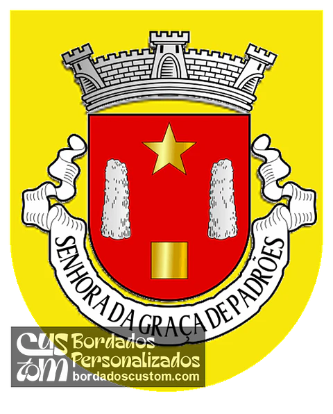 Emblema Bordado Antiga Freguesia de Senhora da Graça de Padrões (Almodôvar, Beja)