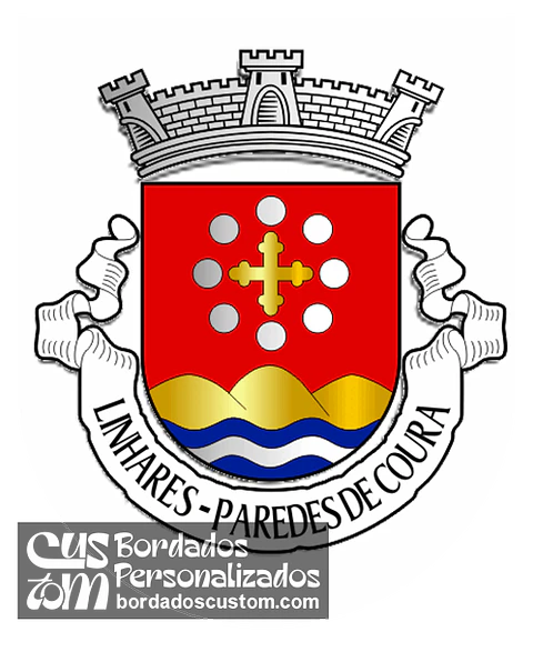 Emblema Bordado Antiga Freguesia de Linhares (Paredes de Coura, Viana do Castelo)