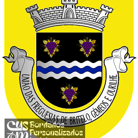 Emblema Bordado Freguesia de Britelo, Gémeos e Ourilhe (Celorico de Basto, Braga) 1