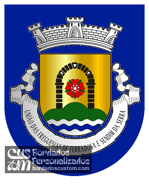 Emblema Bordado Freguesia de Ferradosa e Sendim da Serra (Alfândega da Fé, Bragança)