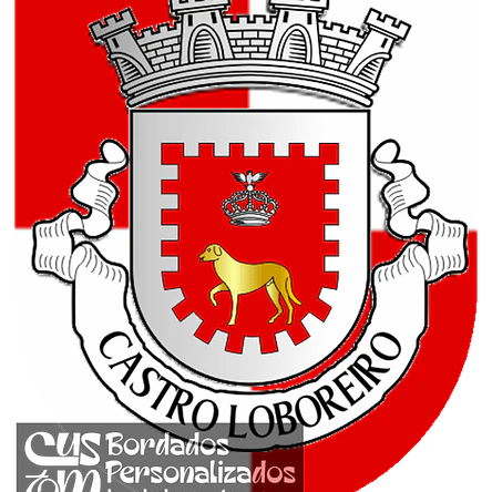 Emblema Bordado Antiga Freguesia de Castro Laboreiro (Melgaço, Viana do Castelo) 1
