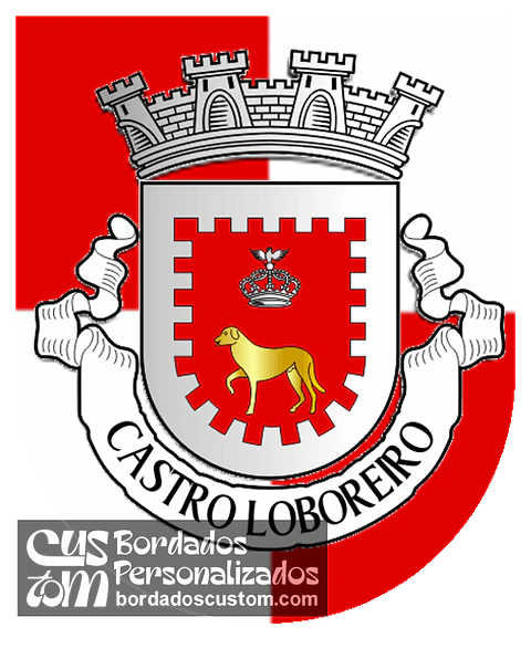 Emblema Bordado Antiga Freguesia de Castro Laboreiro (Melgaço, Viana do Castelo)