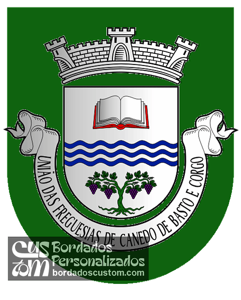 Emblema Bordado Freguesia de Canedo de Basto e Corgo (Celorico de Basto, Braga)