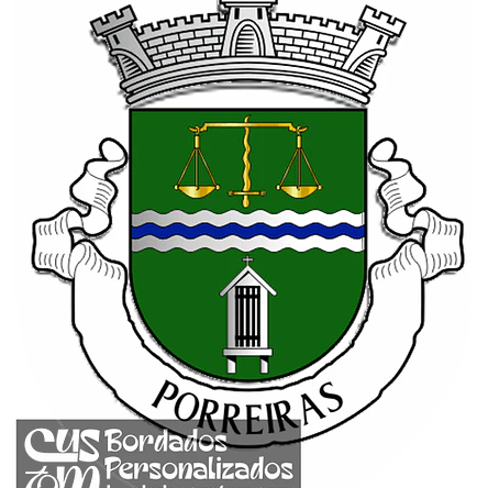 Emblema Bordado Antiga Freguesia de Porreiras (Paredes de Coura, Viana do Castelo) 1