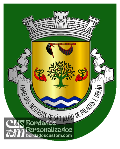 Emblema Bordado Freguesia de São Julião de Palácios e Deilão (Bragança, Bragança)