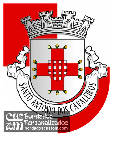 Emblema Bordado Antiga Freguesia de Santo António dos Cavaleiros (Loures, Lisboa)