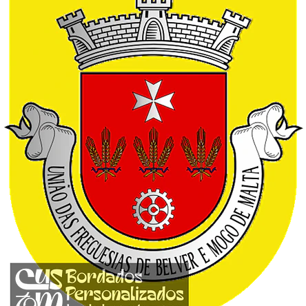 Emblema Bordado Freguesia de Belver e Mogo de Malta (Carrazeda de Ansiães, Bragança) 1