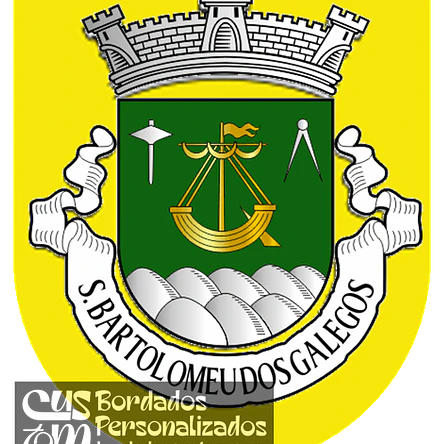 Emblema Bordado Antiga Freguesia de São Bartolomeu dos Galegos (Lourinhã, Lisboa) 1