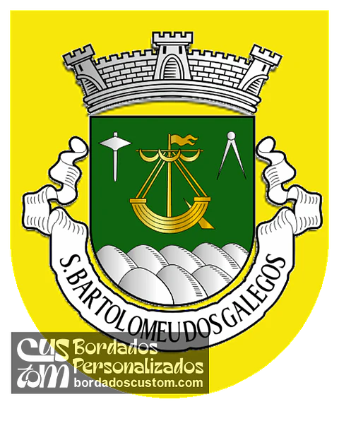 Emblema Bordado Antiga Freguesia de São Bartolomeu dos Galegos (Lourinhã, Lisboa)