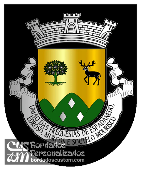 Emblema Bordado Freguesia de Espadanedo, Edroso, Murçós e Soutelo Mourisco (Macedo de Cavaleiros, Bragança)