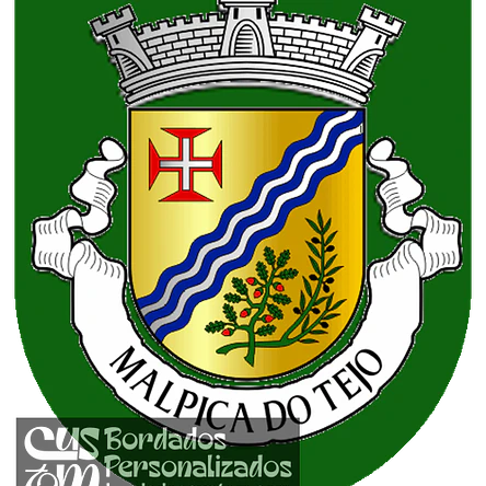 Emblema Bordado Freguesia de Malpica do Tejo (Castelo Branco, Castelo Branco) 1