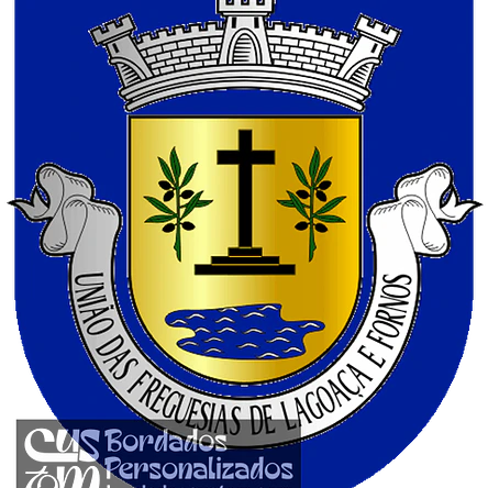 Emblema Bordado Freguesia de Lagoaça e Fornos (Freixo de Espada à Cinta, Bragança) 1