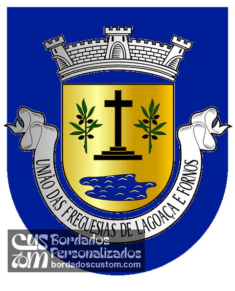 Emblema Bordado Freguesia de Lagoaça e Fornos (Freixo de Espada à Cinta, Bragança)