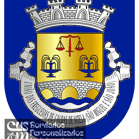 Emblema Bordado Freguesia de Caldas de Vizela (São Miguel e São João) (Vizela, Braga) 1