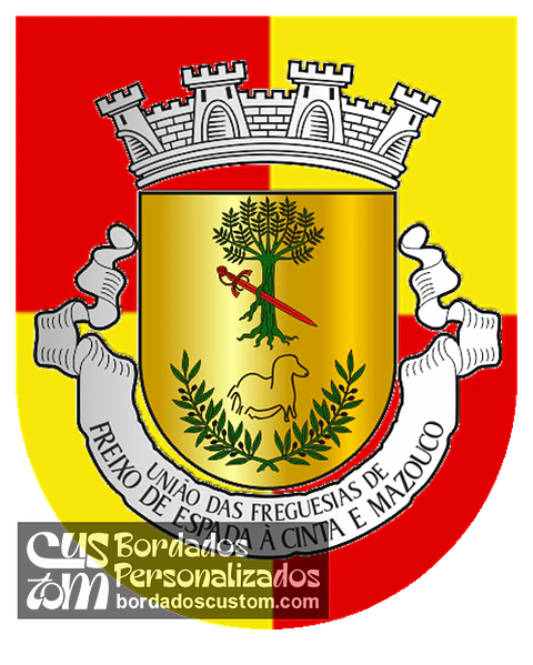 Emblema Bordado Freguesia de Freixo de Espada à Cinta e Mazouco (Freixo de Espada à Cinta, Bragança)