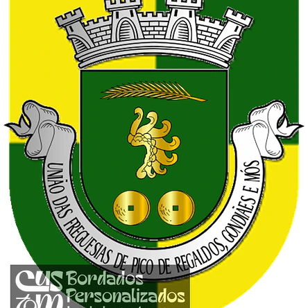 Emblema Bordado Freguesia de Pico de Regalados, Gondiães e Mós (Vila Verde, Braga) 1