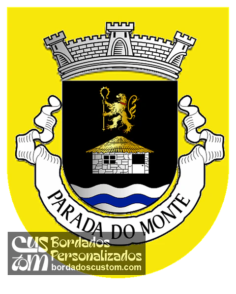 Emblema Bordado Antiga Freguesia de Parada do Monte (Melgaço, Viana do Castelo)