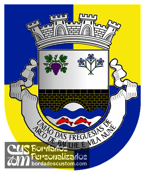 Emblema Bordado Freguesia de Arco de Baúlhe e Vila Nune (Cabeceiras de Basto, Braga)