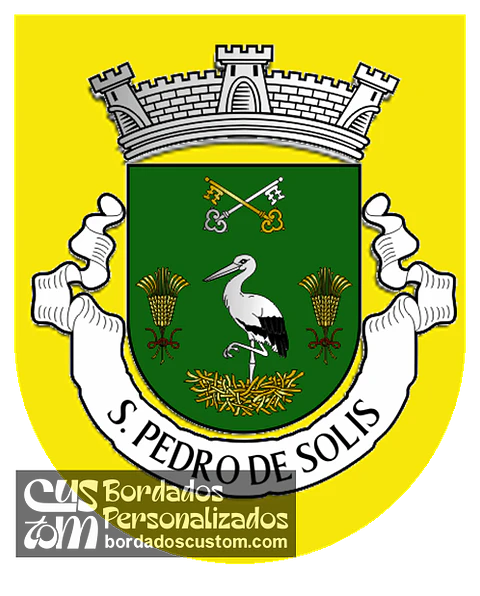 Emblema Bordado Antiga Freguesia de São Pedro de Solis (Mértola, Beja)