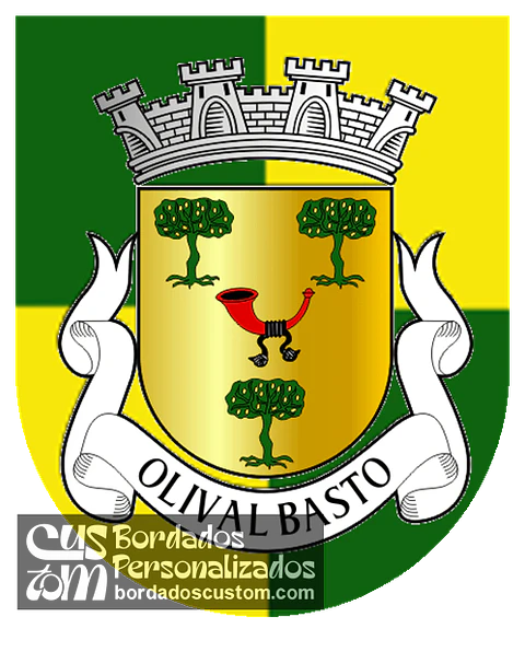 Emblema Bordado Antiga Freguesia de Olival Basto (Odivelas, Lisboa)