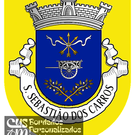 Emblema Bordado Antiga Freguesia de São Sebastião dos Carros (Mértola, Beja) 1