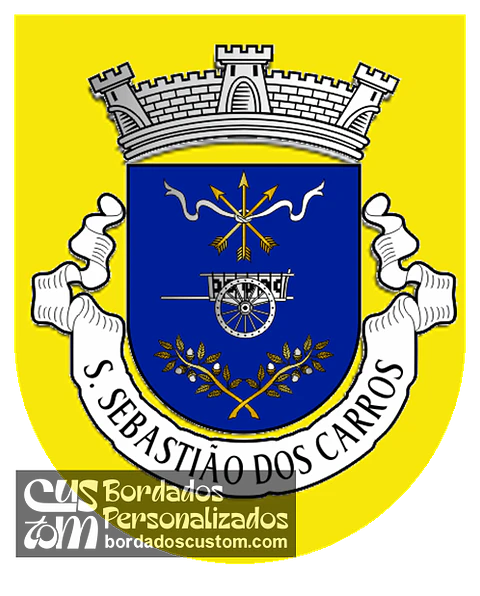 Emblema Bordado Antiga Freguesia de São Sebastião dos Carros (Mértola, Beja)