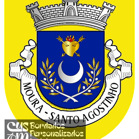Emblema Bordado Antiga Freguesia de Moura (Santo Agostinho) (Moura, Beja) 1