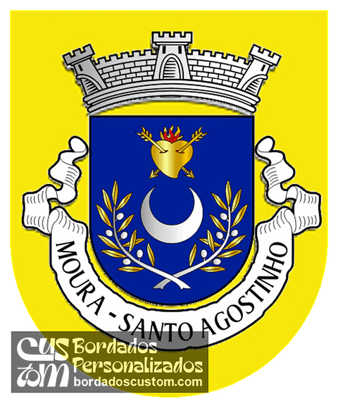 Emblema Bordado Antiga Freguesia de Moura (Santo Agostinho) (Moura, Beja)