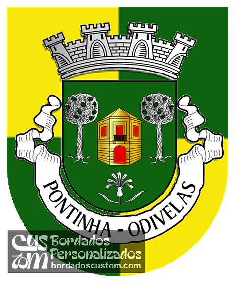 Emblema Bordado Antiga Freguesia de Pontinha (Odivelas, Lisboa)