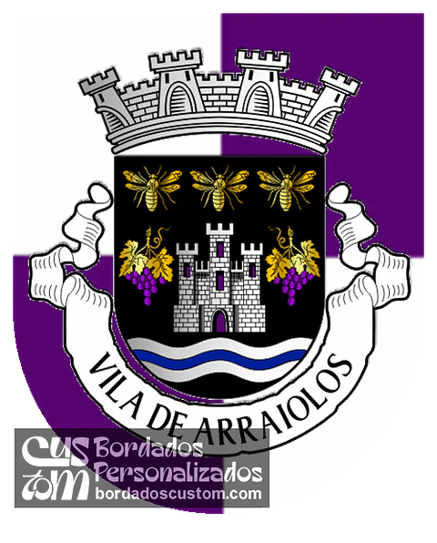 Emblema Bordado Município de Arraiolos (Évora)
