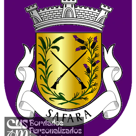 Emblema Bordado Antiga Freguesia de Safara (Moura, Beja) 1