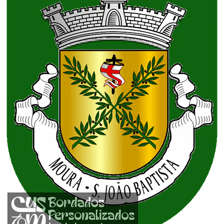 Emblema Bordado Antiga Freguesia de Moura (São João Baptista) (Moura, Beja) 1
