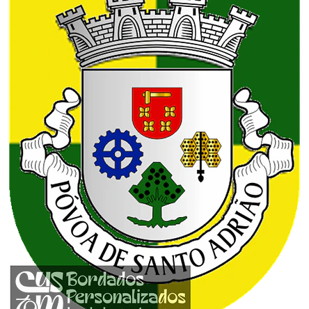 Emblema Bordado Antiga Freguesia de Póvoa de Santo Adrião (Odivelas, Lisboa) 1