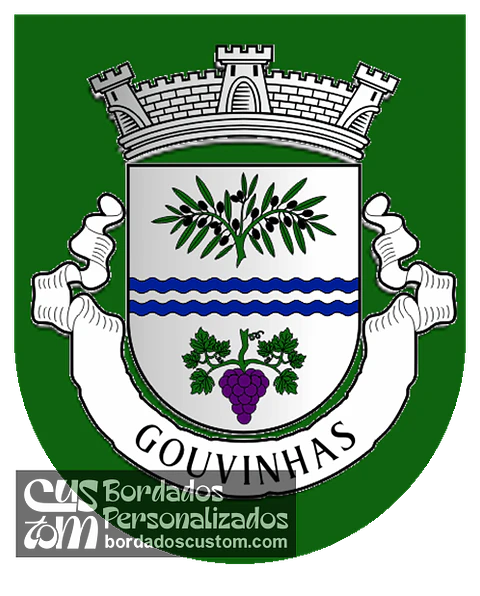 Emblema Bordado Freguesia de Gouvinhas (Sabrosa, Vila Real)
