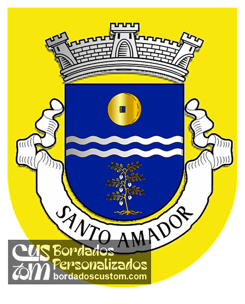 Emblema Bordado Antiga Freguesia de Santo Amador (Moura, Beja)