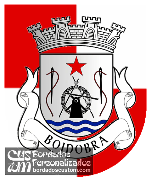 Emblema Bordado Freguesia de Boidobra (Covilhã, Castelo Branco)